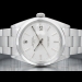 Rolex Date 34 Argento Oyster Silver Lining Dial  1500